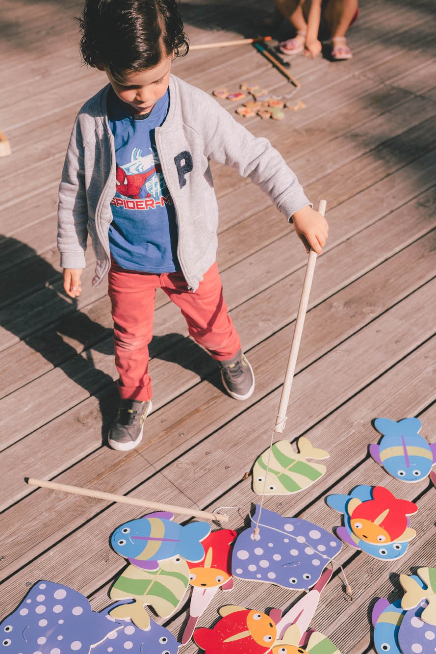 anniversaire - jeu bois poissons - location jeux enfants - fronton